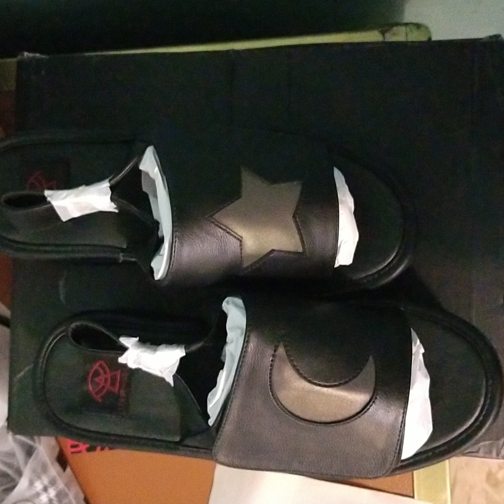 Strange Cvlt wedge sandals